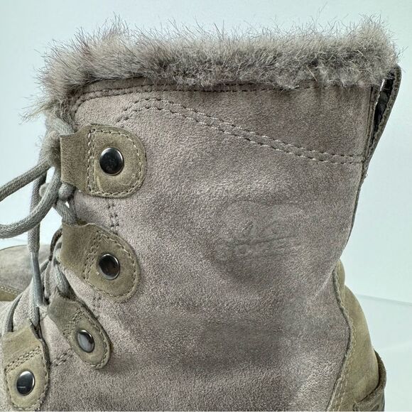 Sorel Explorer Joan Waterproof Winter Snow Boots Lace Up Suede 10 NL3039-052 - Picture 2 of 10